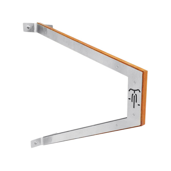 Paris Bike Racks Paris Furnishings Inox Series Ipe Wood and Stainless Steel Wall Mount ...