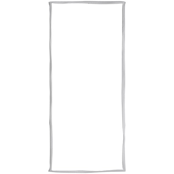 A white rectangular gasket for a Z1-F or Z1-R Avantco reach-in unit.