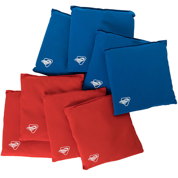 Triumph 1200403 12.5 oz. Red and Blue Bean Bags 8/Set