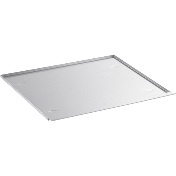 An Avantco crumb tray with a metal frame on a white background.