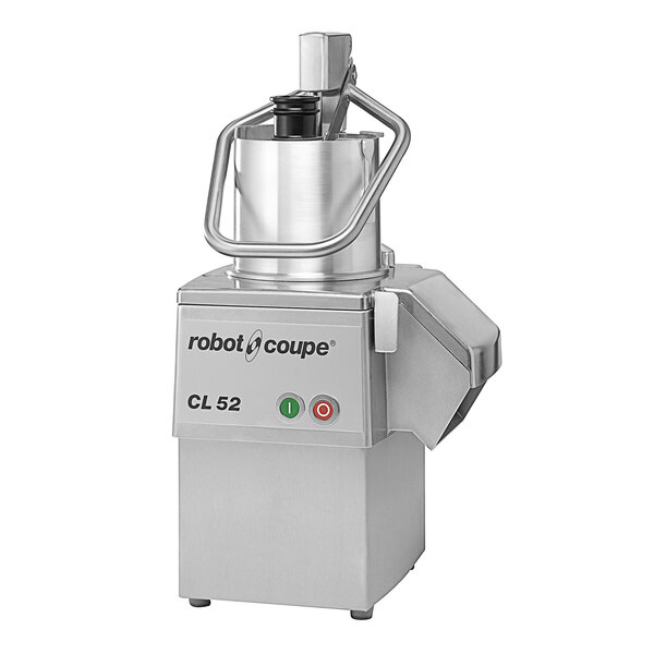 Robot Coupe CL52 Full Moon Pusher Continuous Feed Food Processor with 2 Discs - 2 hp