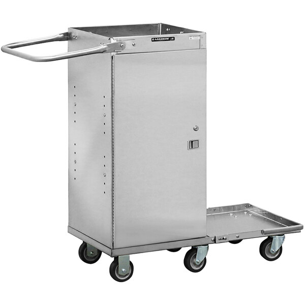 Lakeside 58580 46" x 18" x 41" Stainless Steel FoldUp 1Bucket Janitor