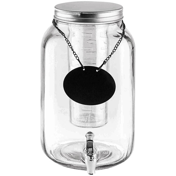 Tablecraft 2 Gallon Mason Jar Beverage Dispenser BDG3000
