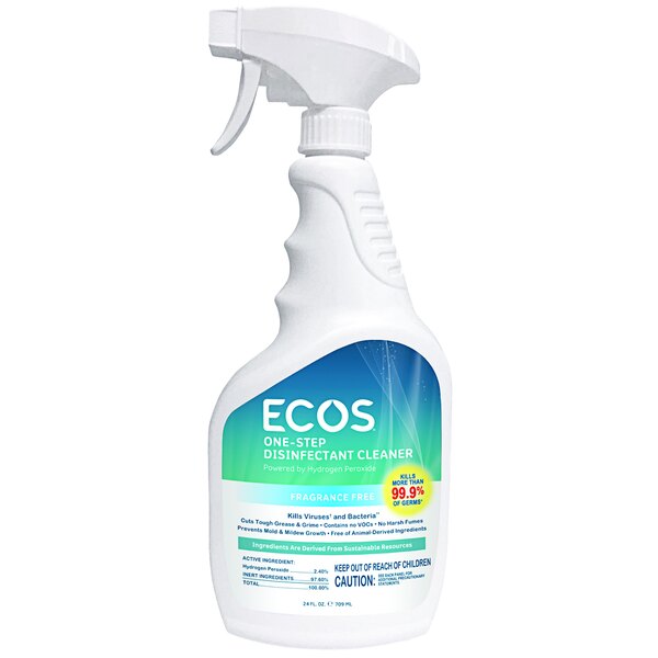 ECOS Pro 9523/06 24 fl. oz. FragranceFree Disinfectant Spray Bottle
