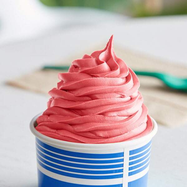 Dannon YoCream Low Fat Strawberry Lemonade Sorbet Mix 0.5 Gallon 6/Case