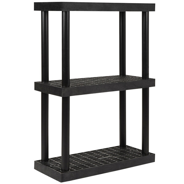 SPC Industrial DuraShelf 51" Plastic Grid Top 3Shelf System
