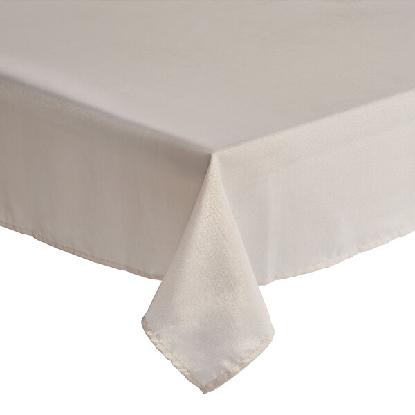 Amscan Rectangular Metallic Rose Gold Hemmed Cloth Table Cover