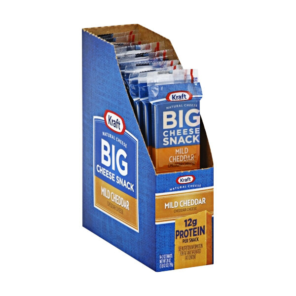 Kraft 2 oz. Mild Cheddar Cheese Stick 28/Case