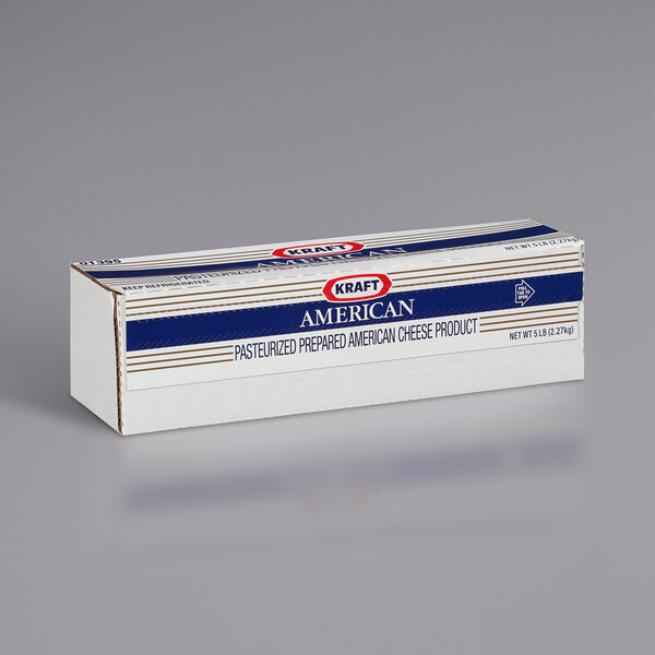 Kraft Yellow American Cheese Loaf 5 lb. 6/Case