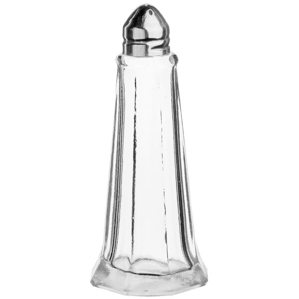 RW Base 1 oz Glass Salt and Pepper Shaker Set - Tower Style - 1 count box