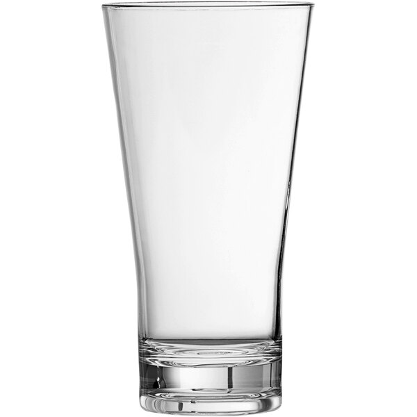 A clear Fortessa Outside Tritan plastic beverage glass.