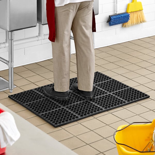 Thru-Tread - 7/8 Rubber Kitchen Mat, Kitchen Safety Flooring, Anti  Fatigue Flooring