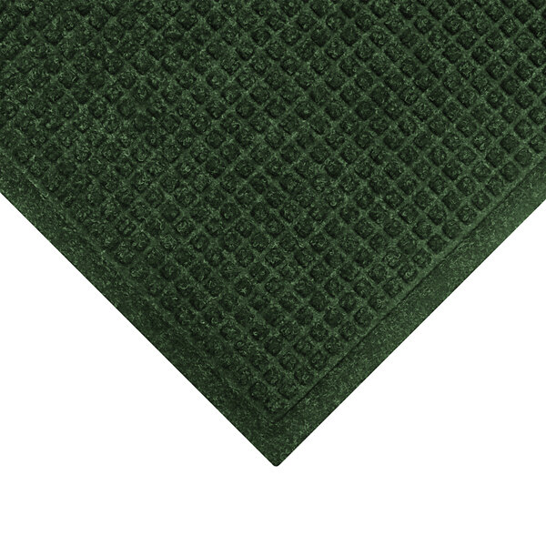 M+A Matting WaterHog 3' x 10' Evergreen Mat with Fashion Fabric Border