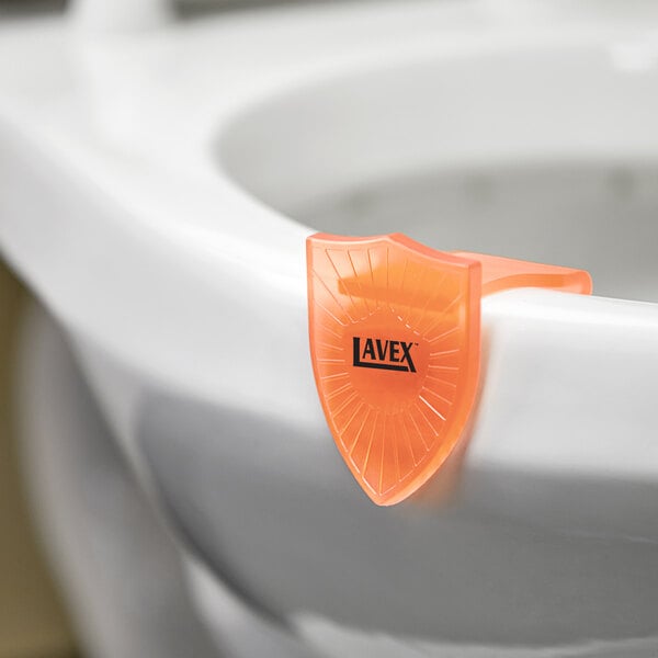 Lavex Citrus Scent Gel Toilet Bowl Clips - 10/Pack