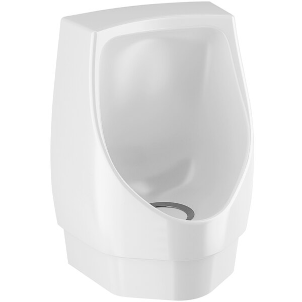 A white Sloan waterfree urinal.