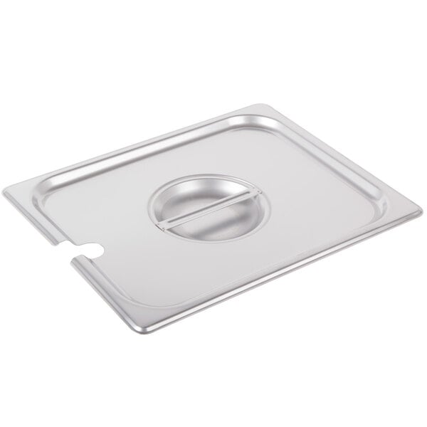 Choice 1/2 Size Stainless Steel Slotted Steam Table / Hotel Pan Cover