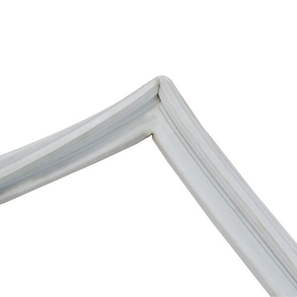 A close-up of a white Avantco door gasket.