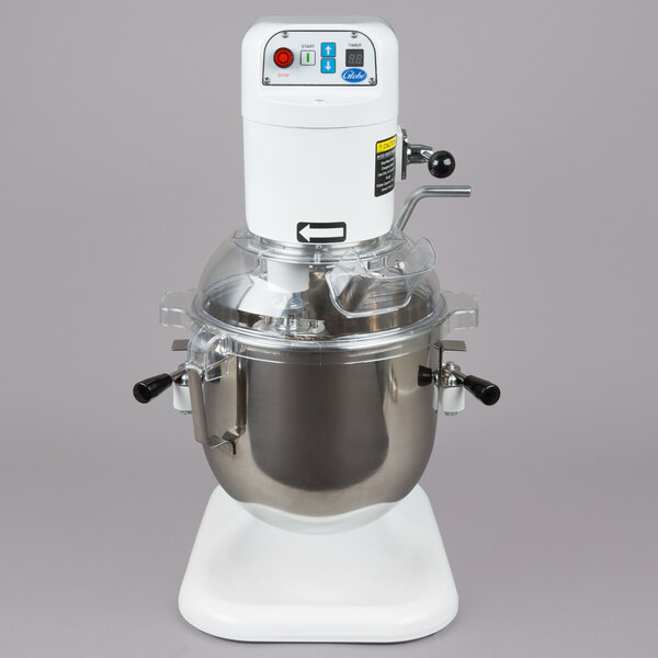 Globe SP08 8 Qt. Bowl Lift Countertop Mixer with Guard & Standard