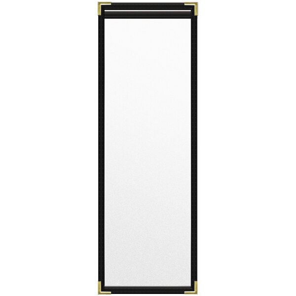 A white rectangular object with black border.
