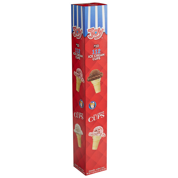 JOY 10 Flat Bottom Cake Cone Dispenser Pack 896/Case