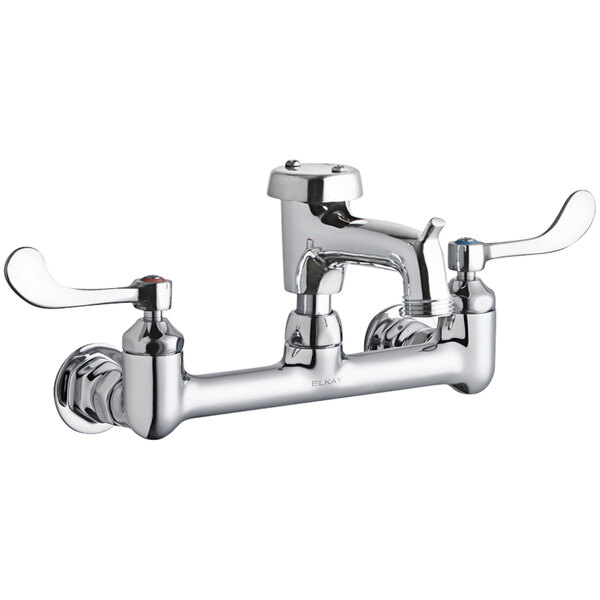 Zurn Elkay LK940BP03T4H WallMounted Mop Sink Faucet with 8" Centers, 3