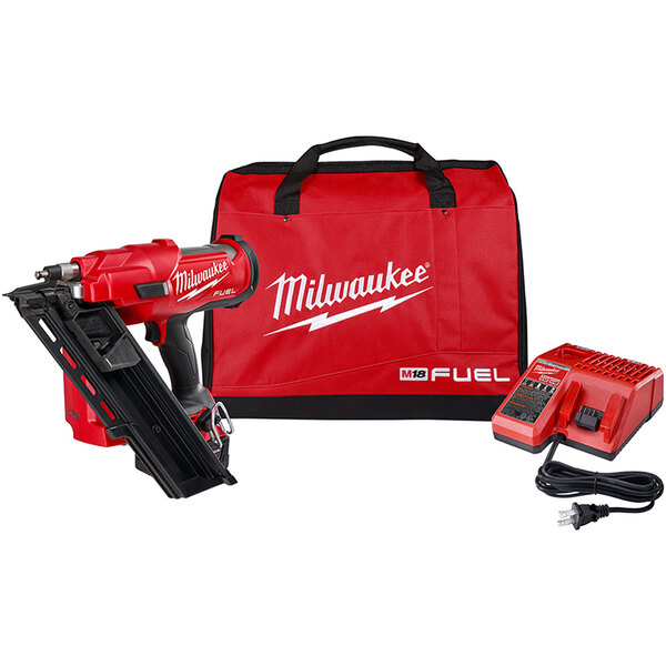 Milwaukee M18 FUEL 30 Degree Framing Nailer Kit 274521