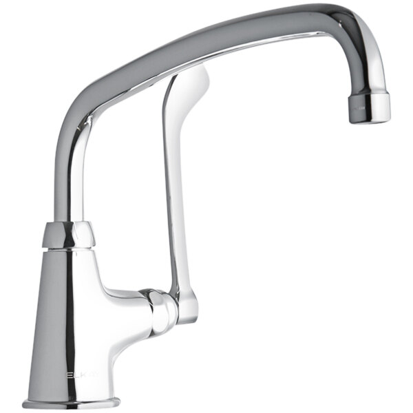 Zurn Elkay LK535AT12T6 Deck Mounted Faucet with Single Base, 12" Arc