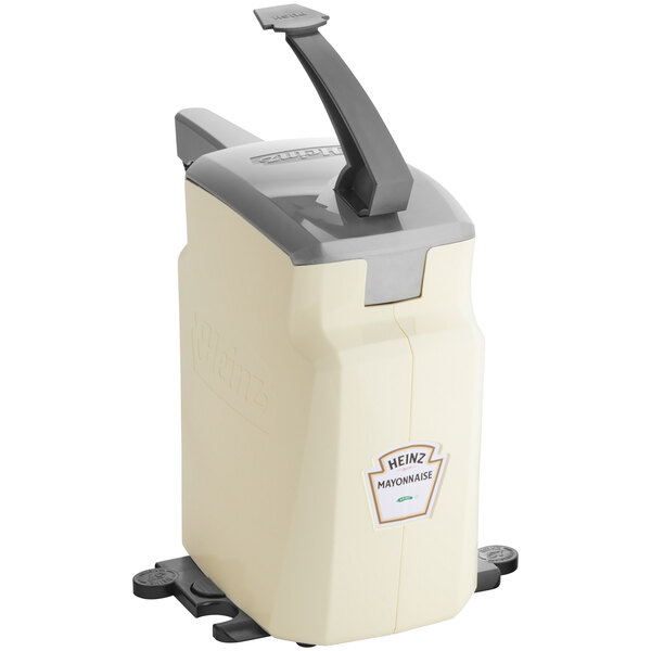 Heinz Keystone 1.5 Gallon Cream Plastic Countertop Mayonnaise Pump