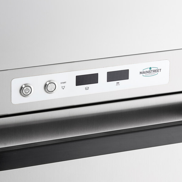 Main Street Equipment HTUC HighTemperature Undercounter Dishwasher