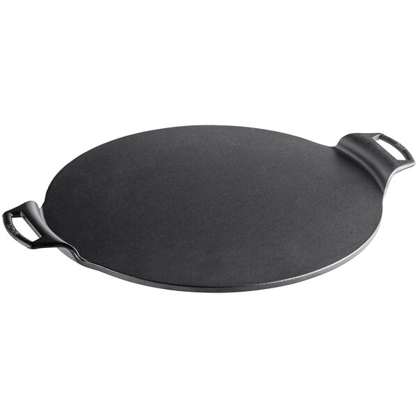 Lodge 15" PreSeasoned Cast Iron Pizza Pan with Dual Handles BW15PP
