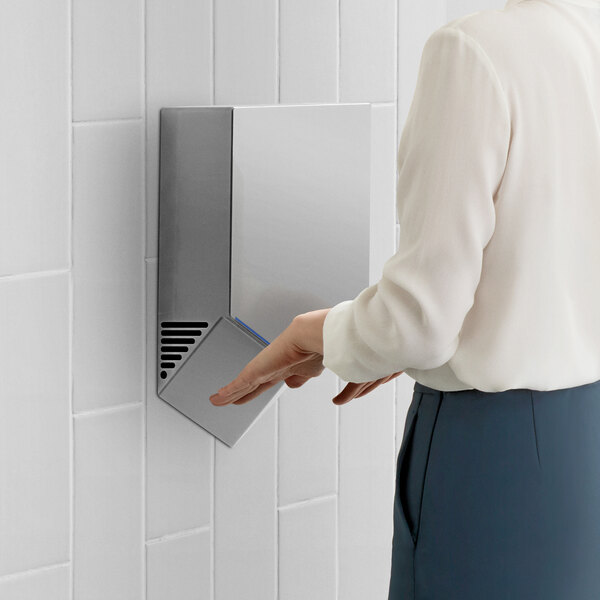 Dyson HU02 Airblade V 30717201 Nickel ADA Compliant Hand Dryer 240V