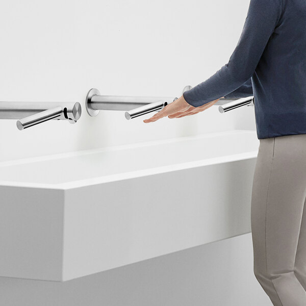 Dyson WD06 Airblade 24766901 Wash+Dry WallMounted Stainless Steel ADA