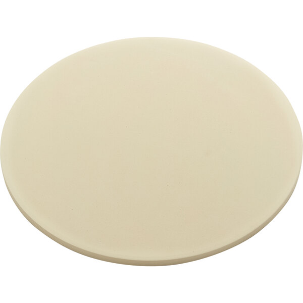 An American Metalcraft round cordierite pizza stone on a white background.