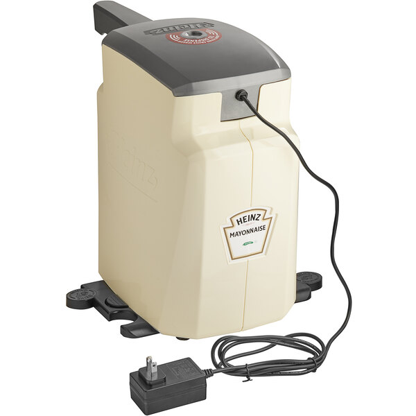 Heinz Keystone 1.5 Gallon Cream Plastic Countertop Mayonnaise Pump