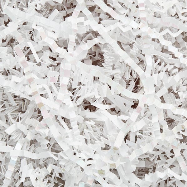 Spring-Fill White Radiance Crinkle Cut™ Paper Shred - 10 lb.