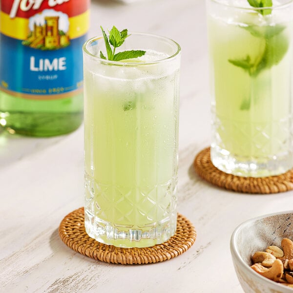 Torani Lime Flavoring / Fruit Syrup 750 mL Glass Bottle
