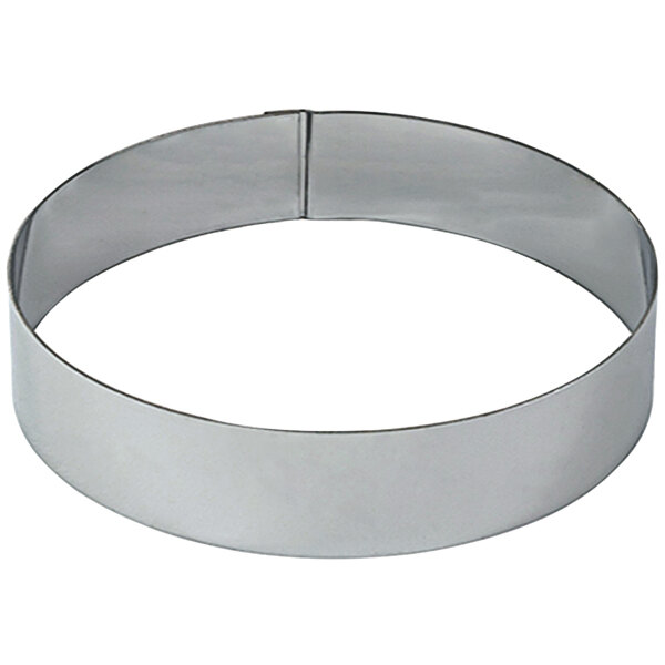 Gobel 4" Round Stainless Steel Mousse Ring 865012