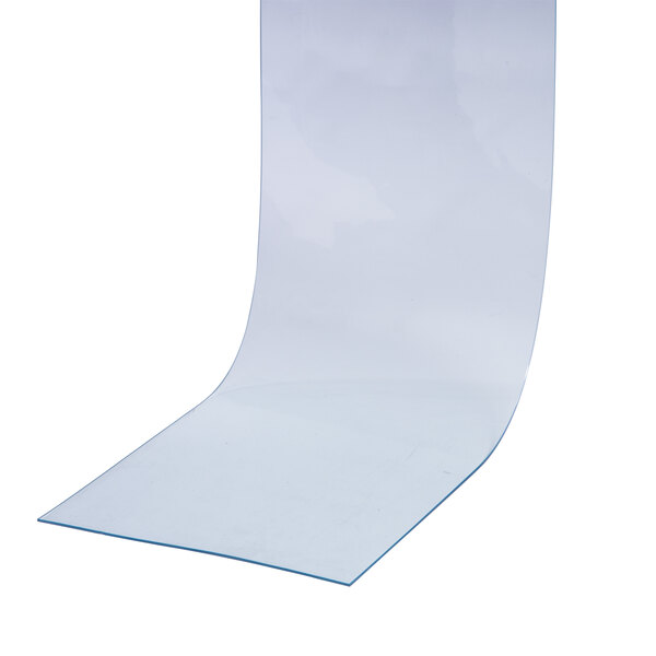 A Kason clear plastic strip curtain on a white background.