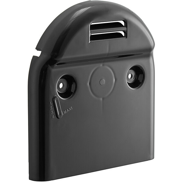 A black plastic support cover with two holes for a Narvon slushy machine.