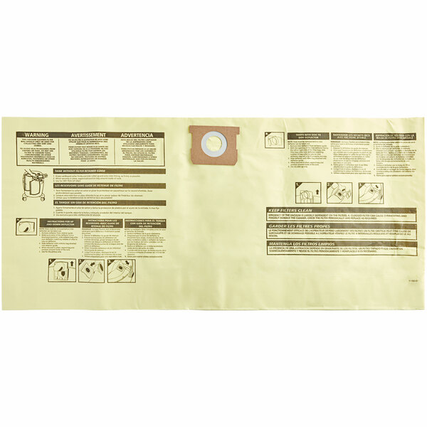 ShopVac 9067133 5 8 Gallon HighEfficiency Dry Collection Bags 2/Pack