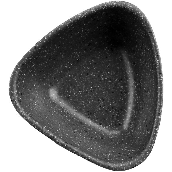 cheforward™ by GET Revive 3 oz. Triangular Stone Grey Melamine Ramekin ...