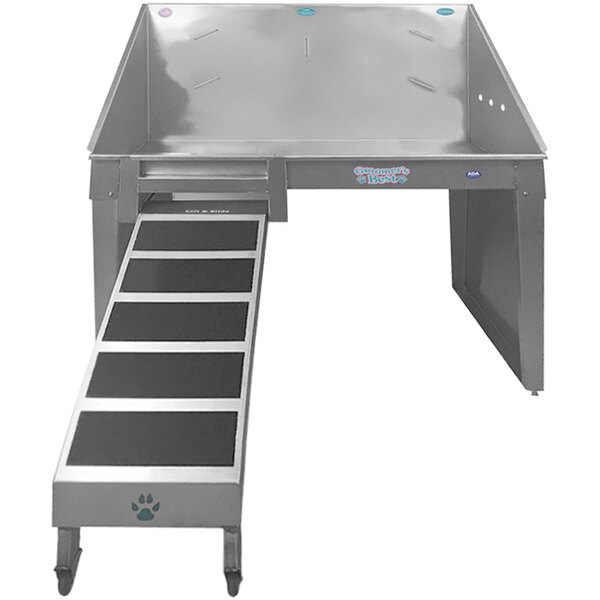 Groomer's Best GB48WTADAL 48" Stainless Steel ADA WalkThrough Bathing