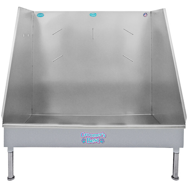 Groomer's Best GB48WIGR 48" Gray WalkIn Bathing Tub with Right Drain