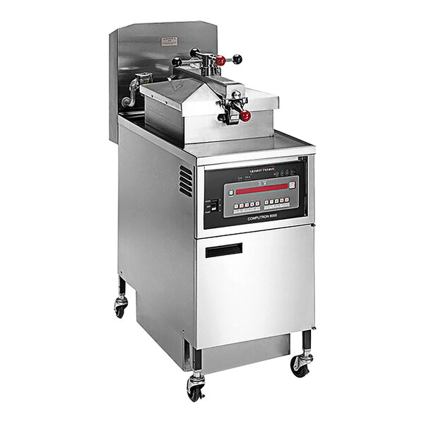 Henny Penny PFE500 4-Head Electric Pressure Fryer with Computron 8000 Controls - 208V, 3 Phase