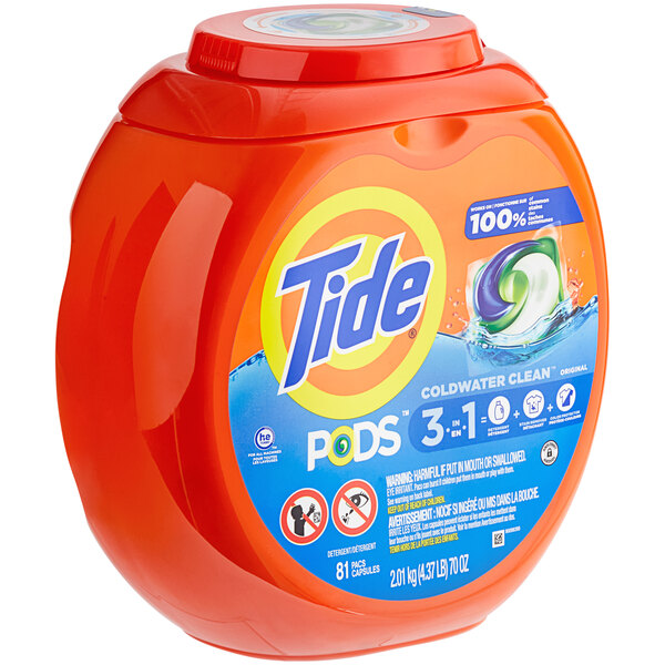 Tide 93045 81Count Original PODS Laundry Detergent 4/Case