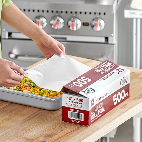 Choice 12 x 500' Food Service Standard Aluminum Foil Roll