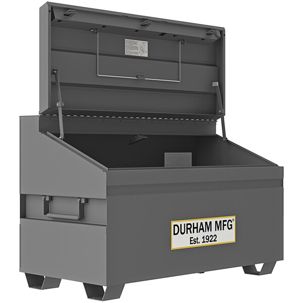 Durham Mfg 60 1/8" x 30 1/16" x 39 3/8" Lockable Steel Job Site Box
