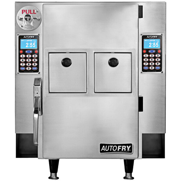 AutoFry MiniC 2.75 Gallon Double Basket Automatic Ventless Fryer 208