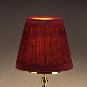 Sterno 85436 5 1/8" x 4 1/2" Small Wine Cloth Lamp Shade
