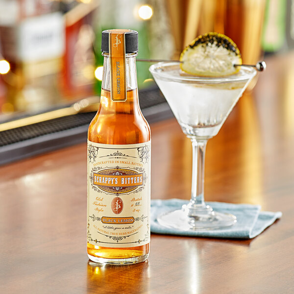 Scrappy's Bitters Black Lemon Bitters 5 fl. oz.